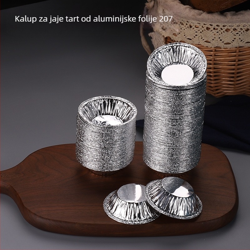 Peng Cheng 207 aluminijske folije tart posude, jednokratne, set od 250 kom.
