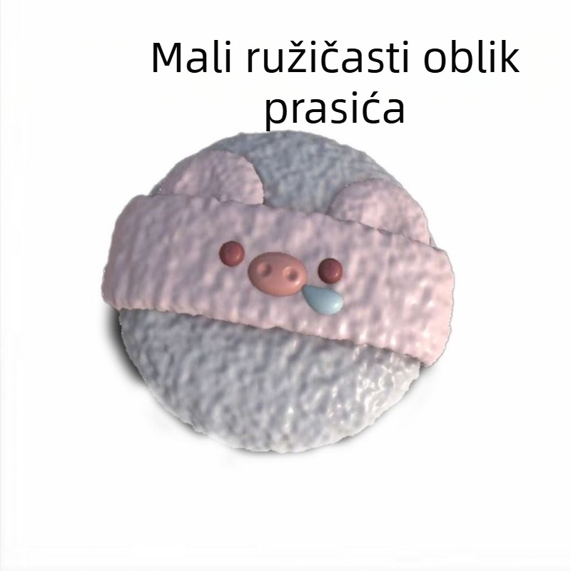 Silikonska forma s crtanim prasetom - prehrambeni silikon, nepravilni oblik, za pečenje, svijeće, sapun, fondant i torte