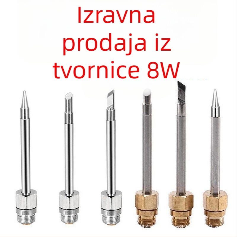 8W Lemilica na baterije s bežičnim punjenjem, USB punjenje, plastična ručka, 1 standardni vrh