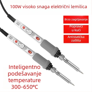Lemilo za lemjenje 100W s prekidačem, 220V, industrijske klase, stalna temperatura, set