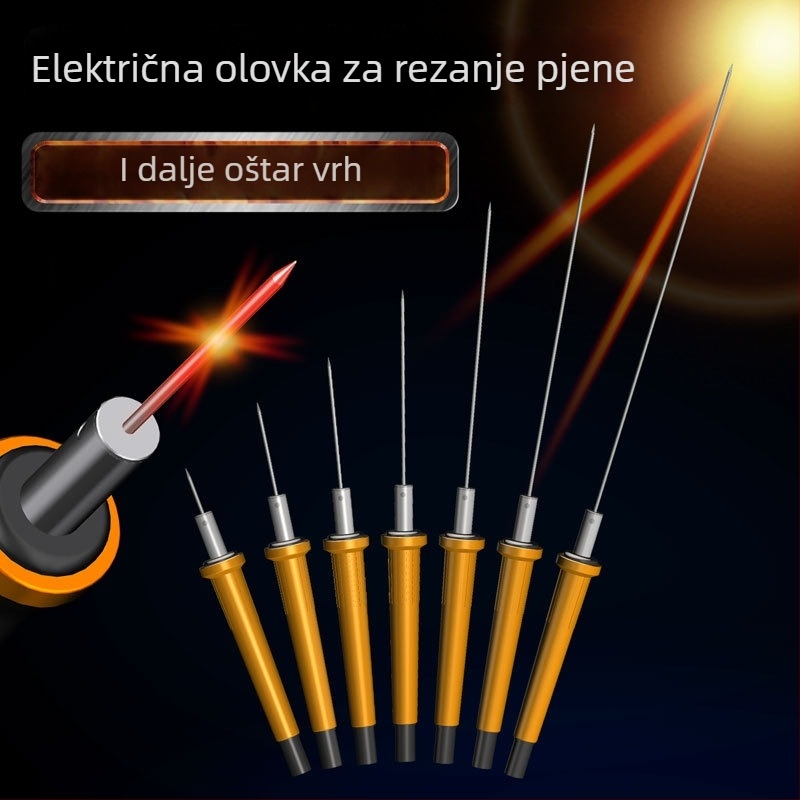 Električni grijani rezni pisač za pjenastu ploču i bisernu pamuk, plastična drška, Pengjia