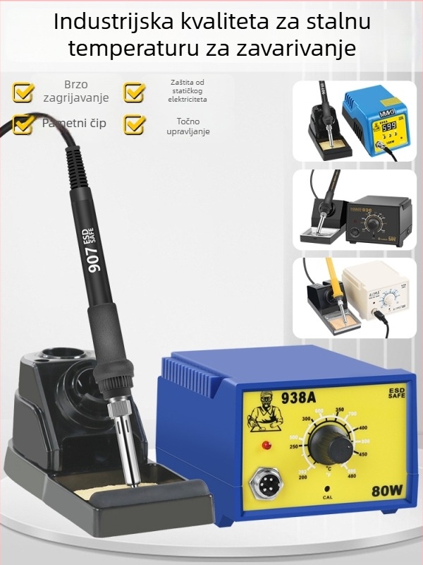 936 Set lemilne postaje s regulacijom temperature od 60W, bez olova, antistatni alat za popravak mobitela