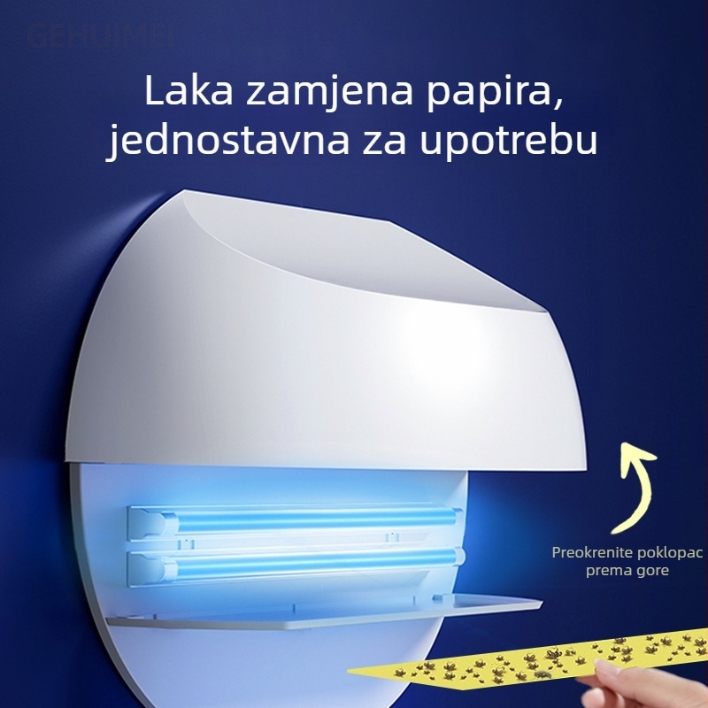 8W ljepljivi insekt-lapač za zid, s opcijom jedne/dvostruke cijevi, CE certifikat, za hotele, restorane i supermarkete