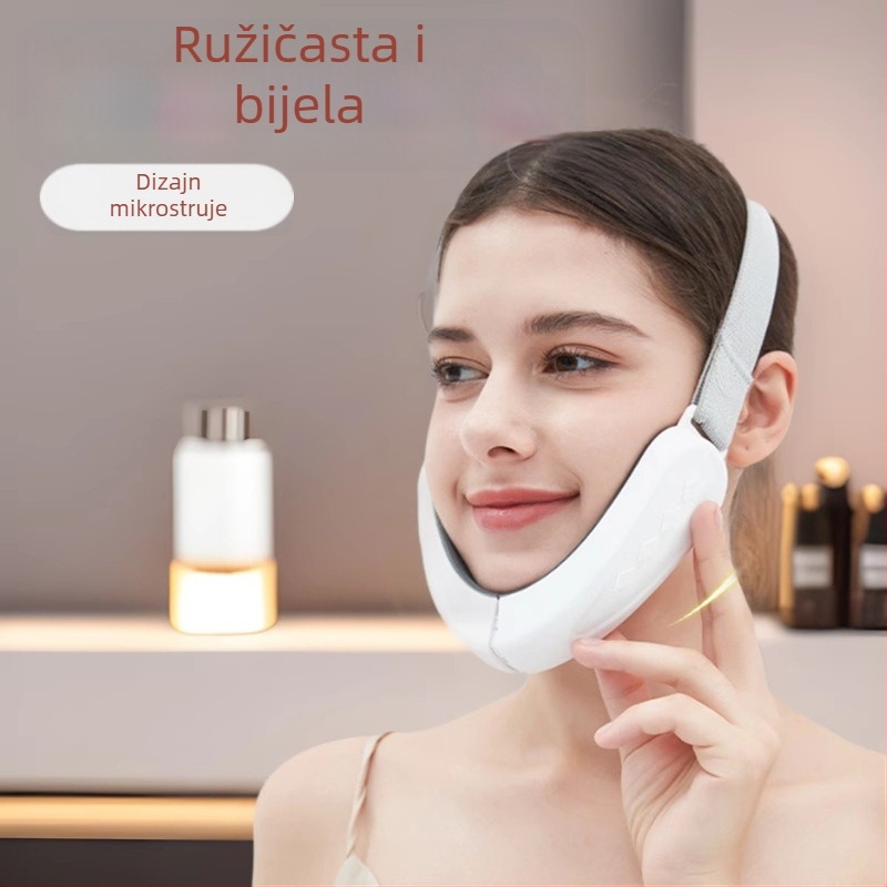 Lice EMS mikrostrujni masažer za zatezanje lica, uređaj tipa maska, plastično kućište