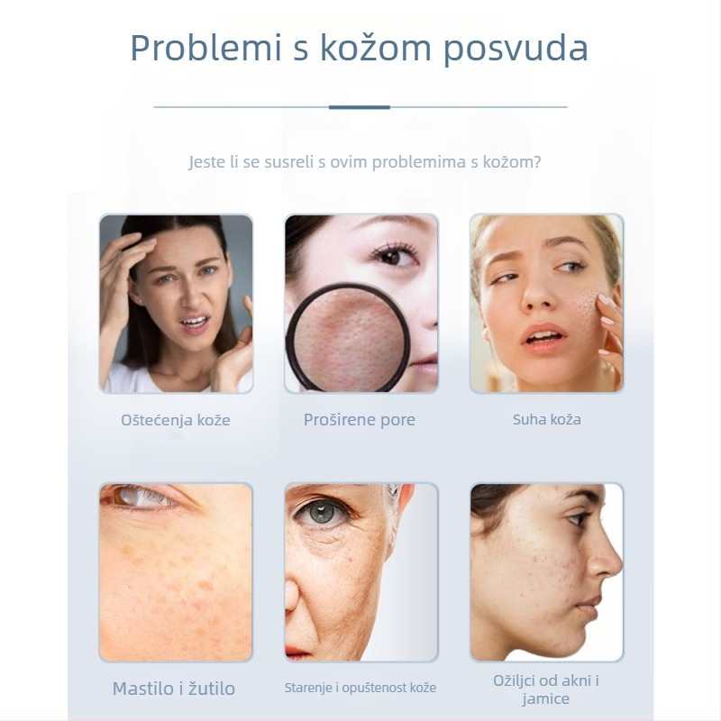 Uređaj za rast kose s vodnim svjetlom – ručni kozmetički alat s mikrokrystalnim perom, baterija 2000–4000 mAh, IPX3, prijenosno