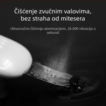 TOUCHBeauty ultrazvučni alat za njegu lica i čišćenje pora — prijenosno, vodootporno IPX8, ugrađena baterija 300–500 mAh
