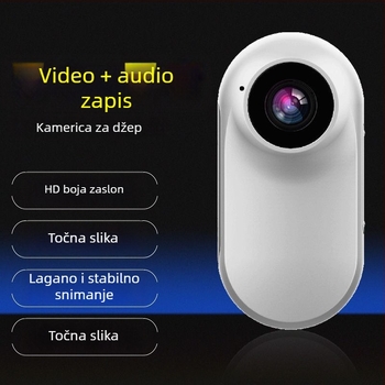 Kamera za kućne ljubimce na prsten A-100, 1080p sportska kamera s perspektivom mačke i psa, trajanje baterije 2–3 sata