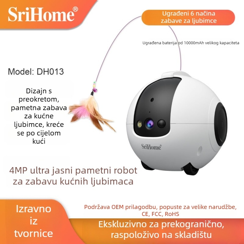 Unutarnja IP kamera, minimalno osvjetljenje 0,1 lx, radni raspon -10 do 55°C, 5V napajanje, alarm funkcija