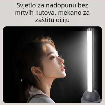 Svjetlo za live prijenos s dvostrukim redom LED, stolni nosač, 5W, 5V, daljinski upravljač, model Pd-61