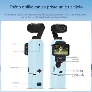 Pocket3 silikon zaštitna futrola – kompatibilna s Pocket3, materijal: silikon