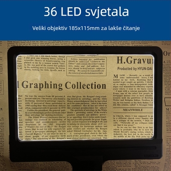 Držač za mobitel s Fresnelovim stolnim povećalom i odvojivim ručnim povećalom, model F8913T, brenda Star