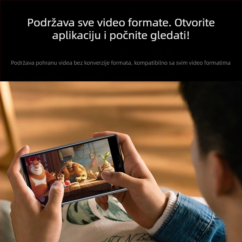 MP4 player s Wi-Fi i dodirnim zaslonom od 4,0 inča, Bluetooth; 480×800 zaslon; podržava MP3/WMA/WAV/OGG/FLAC i AVI/FLV video; baterija 2000mAh, USB 2.0, TF kartica; OEM mogućnost, 1 godina garancije