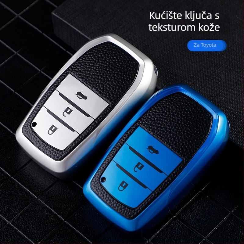 TPU futrola za ključ Toyota: Corolla, Highlander, Crown, Reiz, Prado, Levin – vrhunski zaštitni kućište