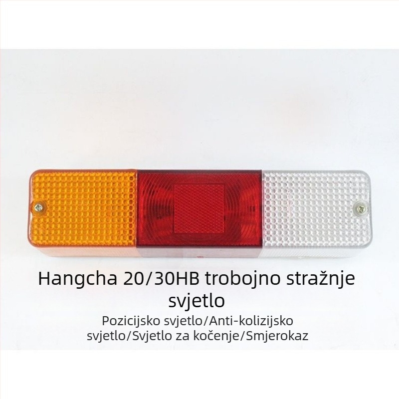 Trobojno stražnje svjetlo za viličar – signalizacija, kočnica, svjetlo protiv sudara, 12V/24V, 5000 lm