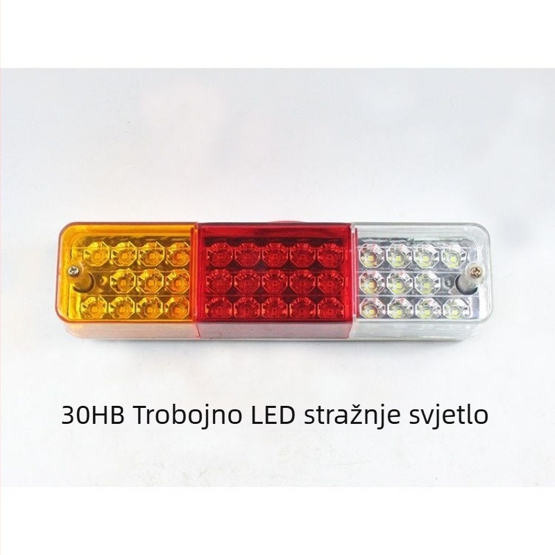 Trobojno stražnje svjetlo za viličar – signalizacija, kočnica, svjetlo protiv sudara, 12V/24V, 5000 lm