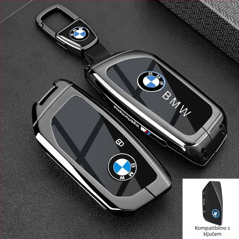 Navlaka za ključ BMW, cinkova legura, jednostavan stil
