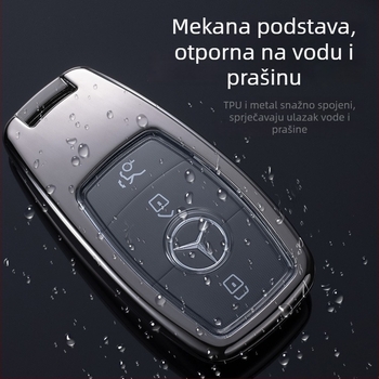 Kućište ključa Mercedes-Benz | Cinkova legura | etnički stil | Kompatibilno s E260L, E300L, C200L, C260L, A200L, GLBCES