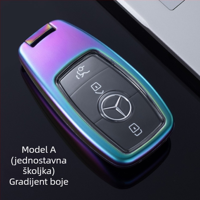 Kućište ključa Mercedes-Benz | Cinkova legura | etnički stil | Kompatibilno s E260L, E300L, C200L, C260L, A200L, GLBCES