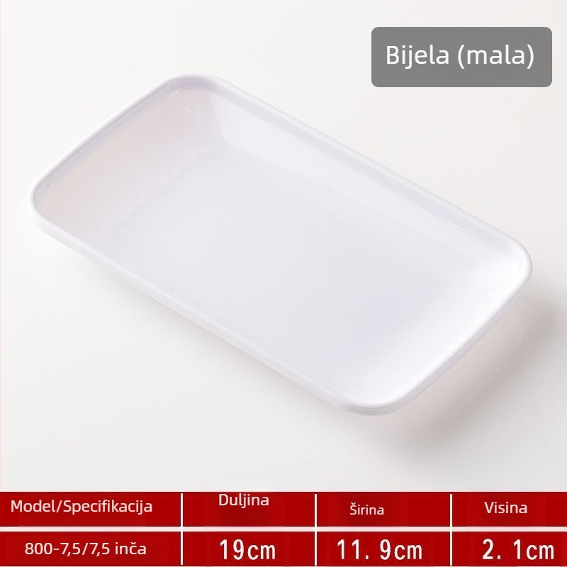 Debeli melamin tanjur za hot pot i roštilj, ugostiteljska upotreba