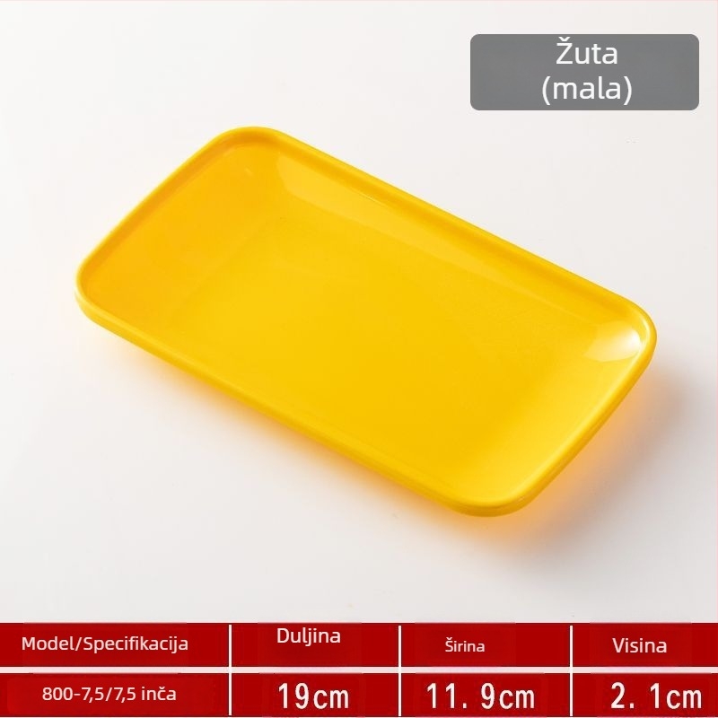 Debeli melamin tanjur za hot pot i roštilj, ugostiteljska upotreba