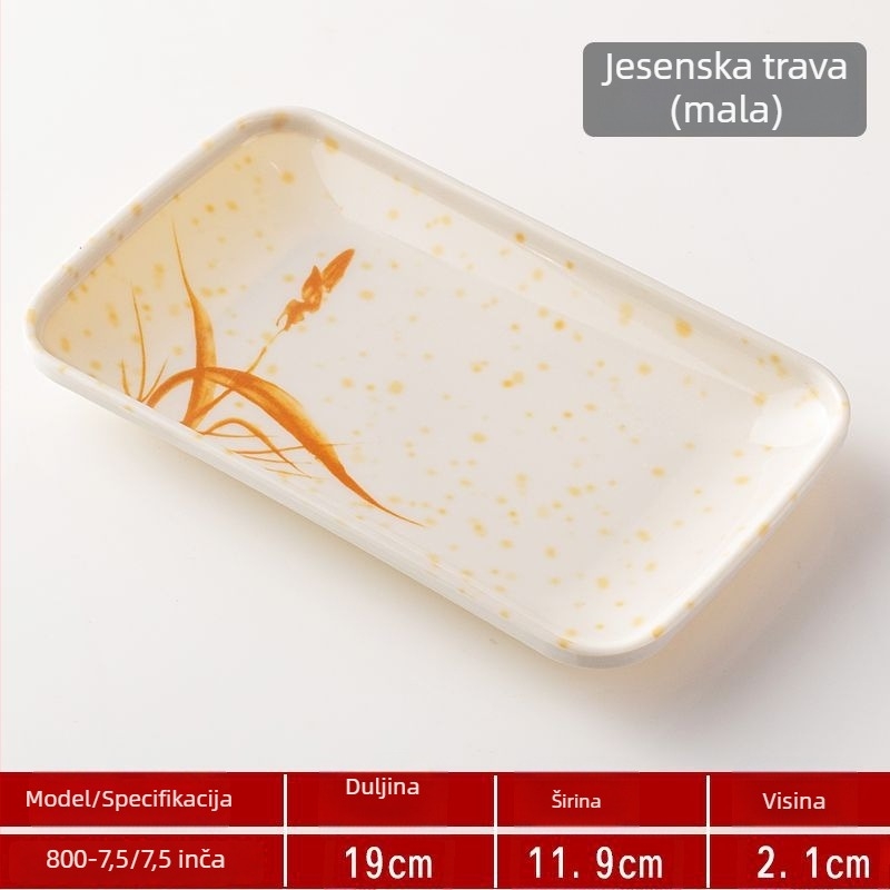 Debeli melamin tanjur za hot pot i roštilj, ugostiteljska upotreba