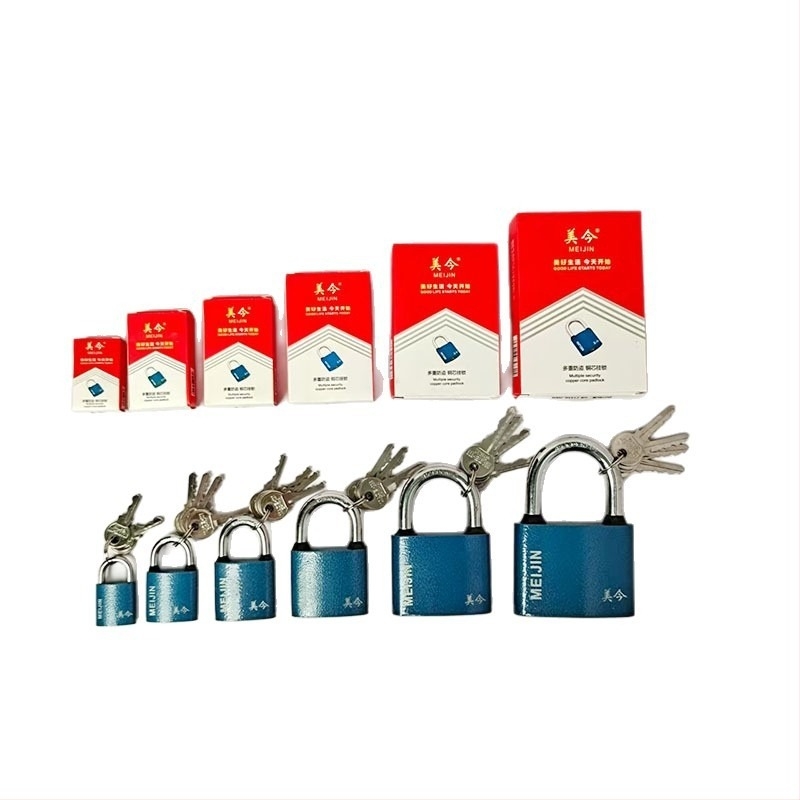 Padlock za ormariće, ladice i vrata — metalni, kućni katanac, moderni minimalistički stil, model Padlock