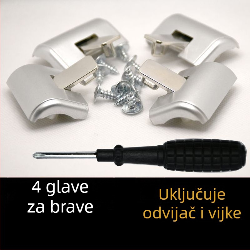 Dodatak za zaključavanje kofera s tipom kopče kartice – ABS materijal, broj proizvoda 1001618271, proljeće 2025, dodaci za kofer, stil elegantne zrele žene