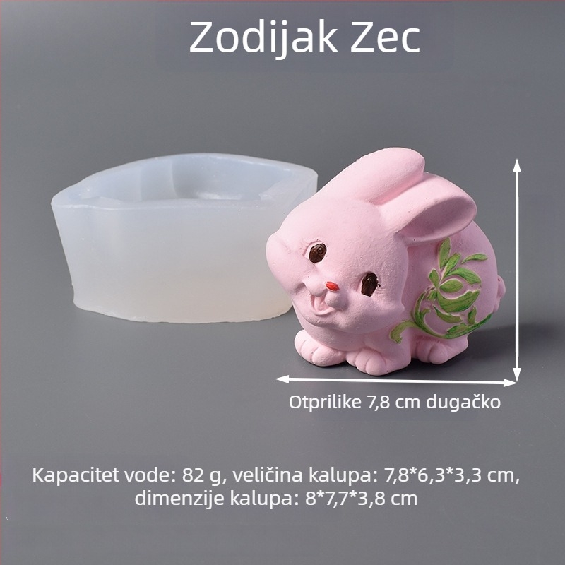 Silikonska kalupa za torte sa zodijakom — nepravilan oblik, za pečenje, novi kineski stil