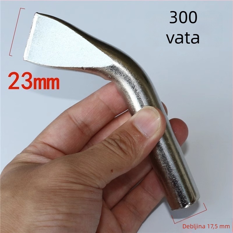 Bezolovni vrh za lemljenje – laktasti i oštar vrh, bakrena elektroplatinirana površina, maksimalna snaga 300W, raspon temperature 480°C