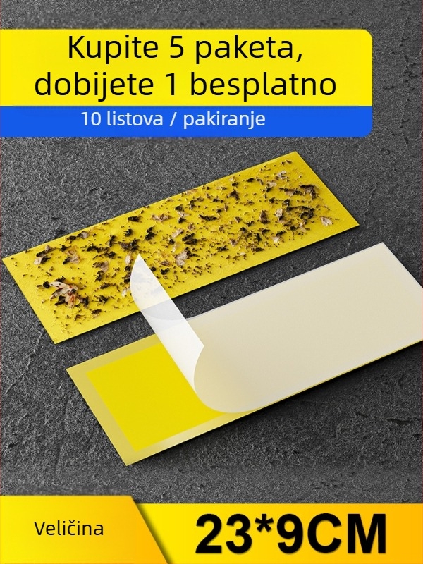 Ljepljivi papir za hvatanje muha za lampu — ploča za hvatanje insekata, pokriće 10 m², mrežni materijal od viskoze, bez baterije, univerzalni stil