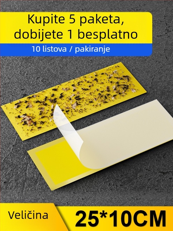 Ljepljivi papir za hvatanje muha za lampu — ploča za hvatanje insekata, pokriće 10 m², mrežni materijal od viskoze, bez baterije, univerzalni stil