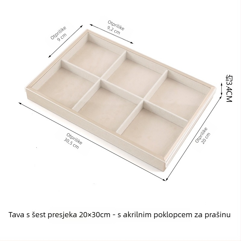 Kutija za nakit s poklopcem - pravokutna pladnja od flanelne, jedan sloj, umjetnicki stil, šivanje