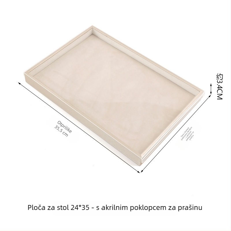 Kutija za nakit s poklopcem - pravokutna pladnja od flanelne, jedan sloj, umjetnicki stil, šivanje