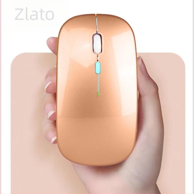 Bežični miš s dvostrukim načinom povezivanja 2.4G i Bluetooth, 1600 DPI, domet 10 m, punjiv, ergonomski