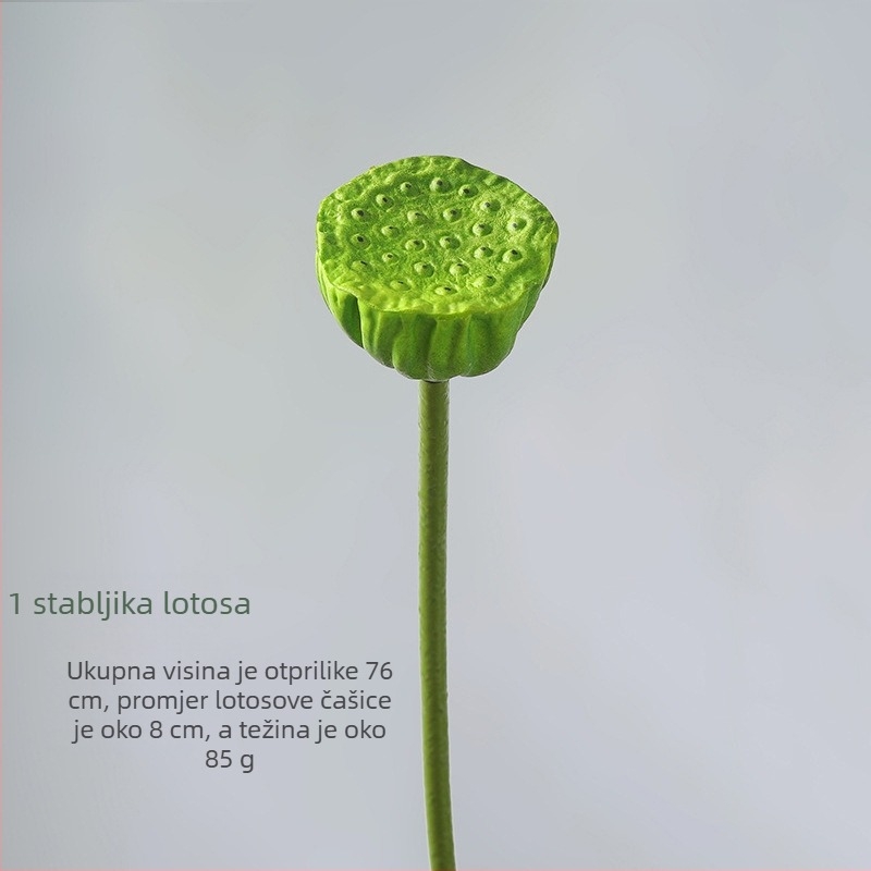 Umjetni lotosov cvijet od svilenih cvjetova – ručno oblikovan, model 980826380, namijenjen za vjenčanja, vanjske prostore, rekvizite za fotografije, kućna dekoracija