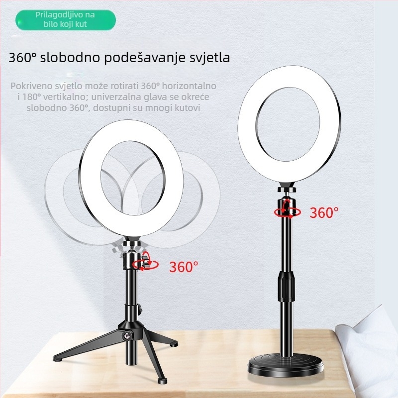 Waite svjetlo za dopunu za live streaming s trobojnom temperaturom, ≤10W, 110V