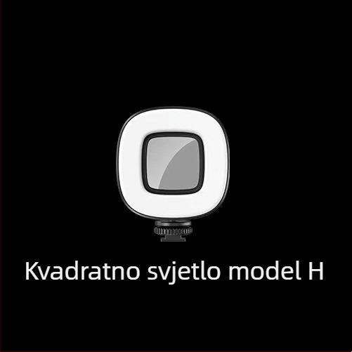 Mini svjetlo za fotografiranje, džepno svjetlo u stilu K, s tri boje temperature, snaga ispod 10W, napon 2,8–3,7V