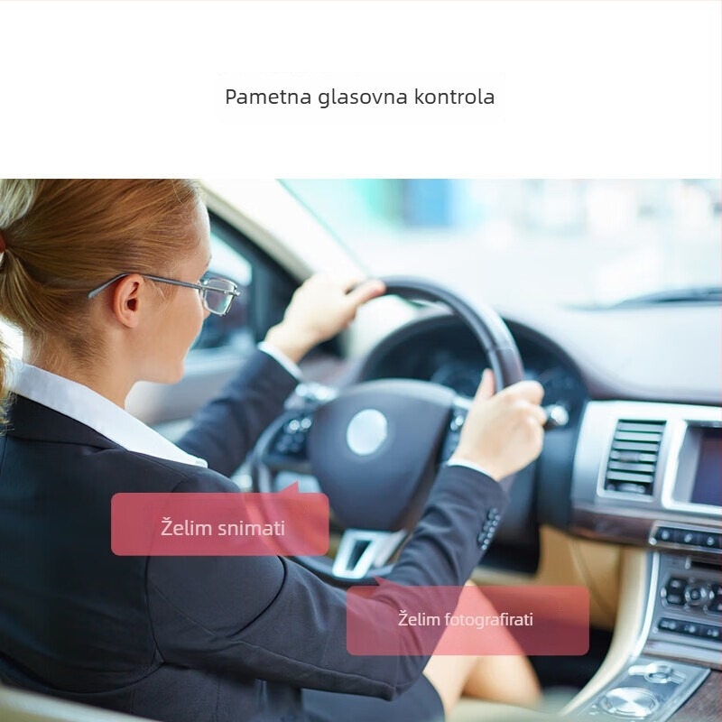 70Mai A400 automobilski video registrator: Panoramski dvostruki objektiv za nadzor parkiranja, 120°, 1600P, 5MP, otvor blende F2.0, TF kartica