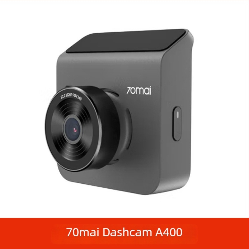 70Mai A400 automobilski video registrator: Panoramski dvostruki objektiv za nadzor parkiranja, 120°, 1600P, 5MP, otvor blende F2.0, TF kartica