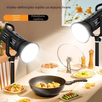 LATZZ Rasvjeta za dopunjavanje za livestream, fotografiju i kratke videozapise — 101–150W, 220V, Tri temperaturne postavke boje