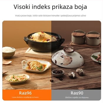 LATZZ Rasvjeta za dopunjavanje za livestream, fotografiju i kratke videozapise — 101–150W, 220V, Tri temperaturne postavke boje