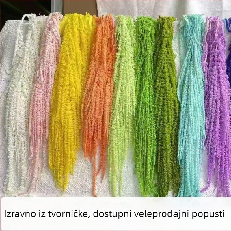 Buket sušenog i očuvanog cvijeća za svadbenu zidnu dekoraciju i pozadinu za fotografiranje — Flowers are sweet