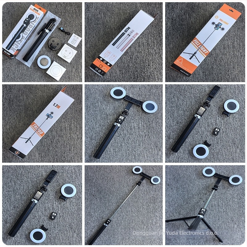 BT12 Bluetooth selfie štapić sa stativom i LED osvjetljenjem, daljinsko upravljanje