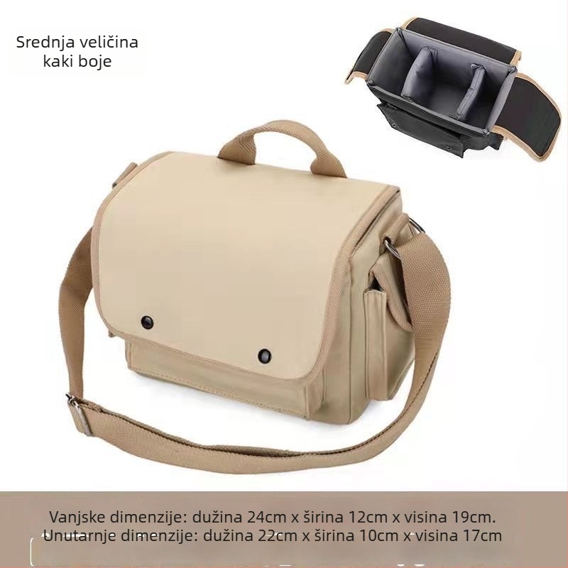 Torba za kameru od PU materijala, torba za nošenje, proljeće 2025, muški dizajn, za kućno skladištenje (PU materijal; torba za nošenje; proljeće 2025; muški dizajn; kućno skladištenje)