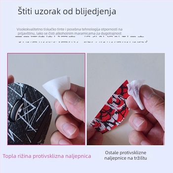 Warm Rice MX3 protuklizna naljepnica za miš, kompatibilno s Logitech MX Master 3/3s, materijal koža, prilagođeni uzorci