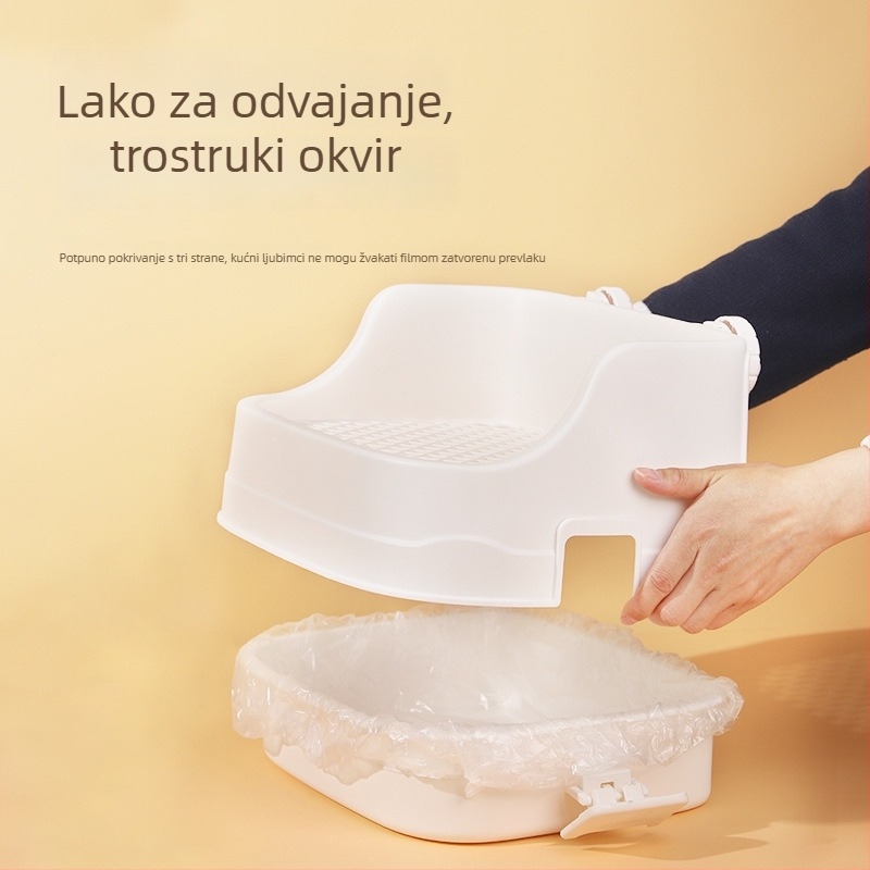 Weibi plastična toaletna posuda za kućne ljubimce – tip razdvojivog dizajna; materijal: plast; kapacitet: velik; podrijetlo: Šangaj; 30 komada u pakiranju