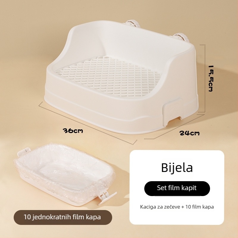 Weibi plastična toaletna posuda za kućne ljubimce – tip razdvojivog dizajna; materijal: plast; kapacitet: velik; podrijetlo: Šangaj; 30 komada u pakiranju