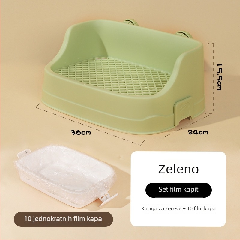 Weibi plastična toaletna posuda za kućne ljubimce – tip razdvojivog dizajna; materijal: plast; kapacitet: velik; podrijetlo: Šangaj; 30 komada u pakiranju