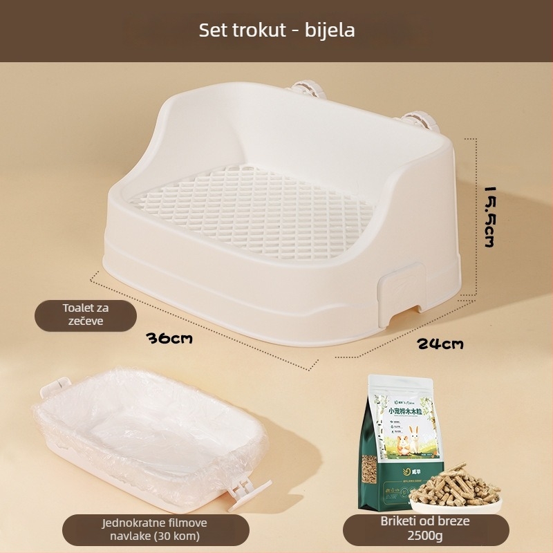 Weibi plastična toaletna posuda za kućne ljubimce – tip razdvojivog dizajna; materijal: plast; kapacitet: velik; podrijetlo: Šangaj; 30 komada u pakiranju