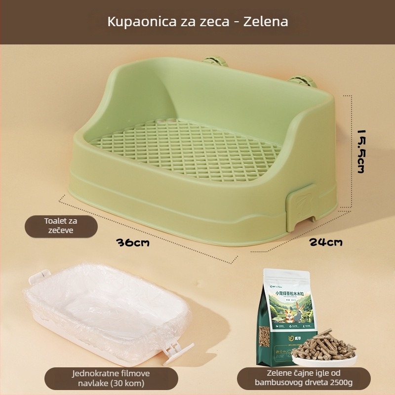 Weibi plastična toaletna posuda za kućne ljubimce – tip razdvojivog dizajna; materijal: plast; kapacitet: velik; podrijetlo: Šangaj; 30 komada u pakiranju